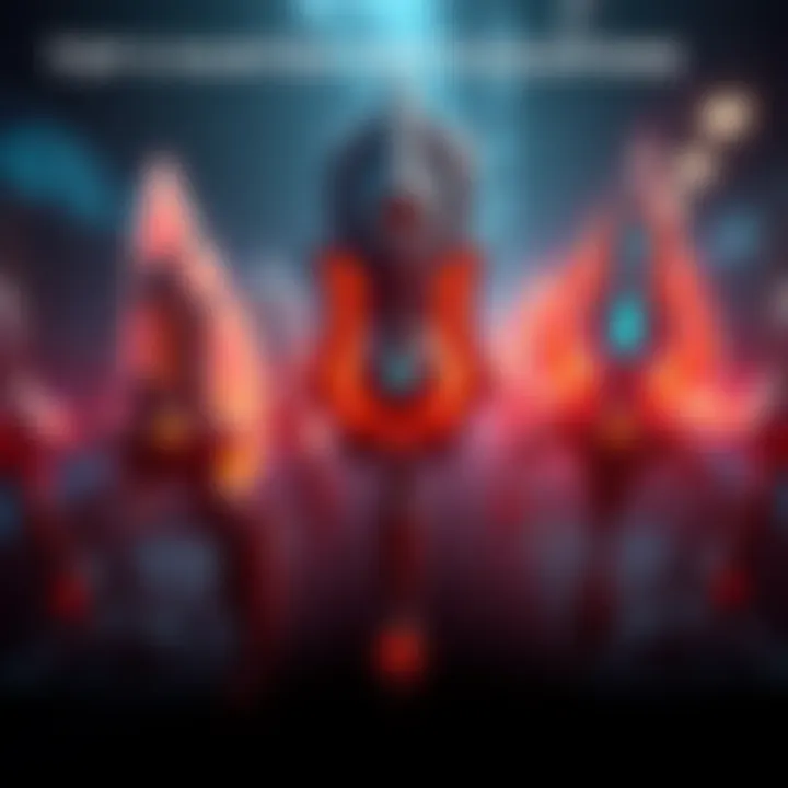 Top Hunter DPS Weapons Three exotic hunter weapons displayed with a glowing effect, emphasizing their power and unique designs.