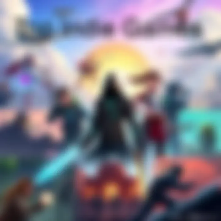 Top Indie Solo Games A collage of indie game scenes showcasing engaging characters and beautiful graphics