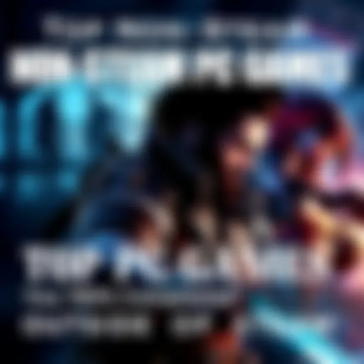 Top Non-Steam PC Games Screenshot of popular PC games showcasing their unique characters and gameplay