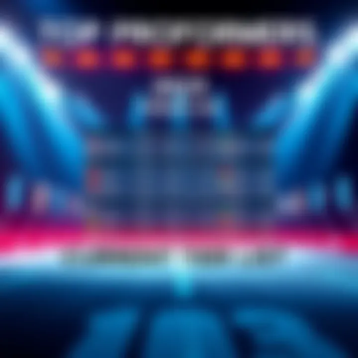 A visual representation of the current tier list ranking top performers for 2025, showing their positions and strengths.