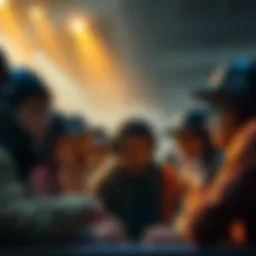 A group of high-ranked players discussing their frustrations over a game-breaking character causing issues in matches