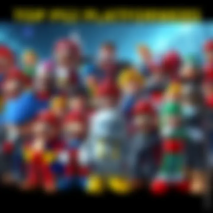 A group of iconic PS2 platformer characters gathered together, showcasing their unique designs and styles. Fans discuss which character is the best.