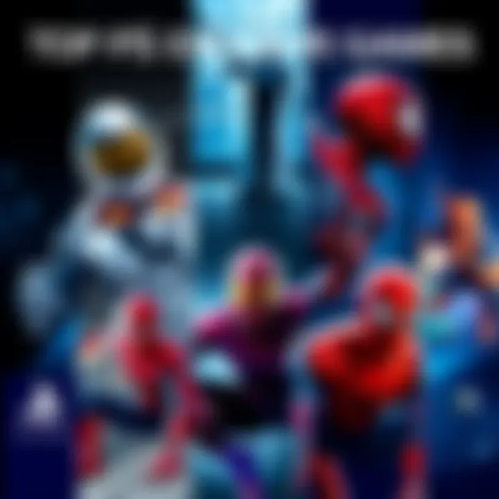 A collage of top-rated PS5 exclusive games including Astro Bot, Final Fantasy VII Rebirth, and Marvel's Spider-Man 2.