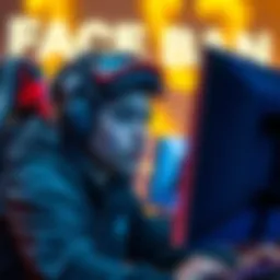 A top PUBG player looking concerned and seeking community support after receiving a 10-year ban. He is sitting at a gaming setup with a focused expression.