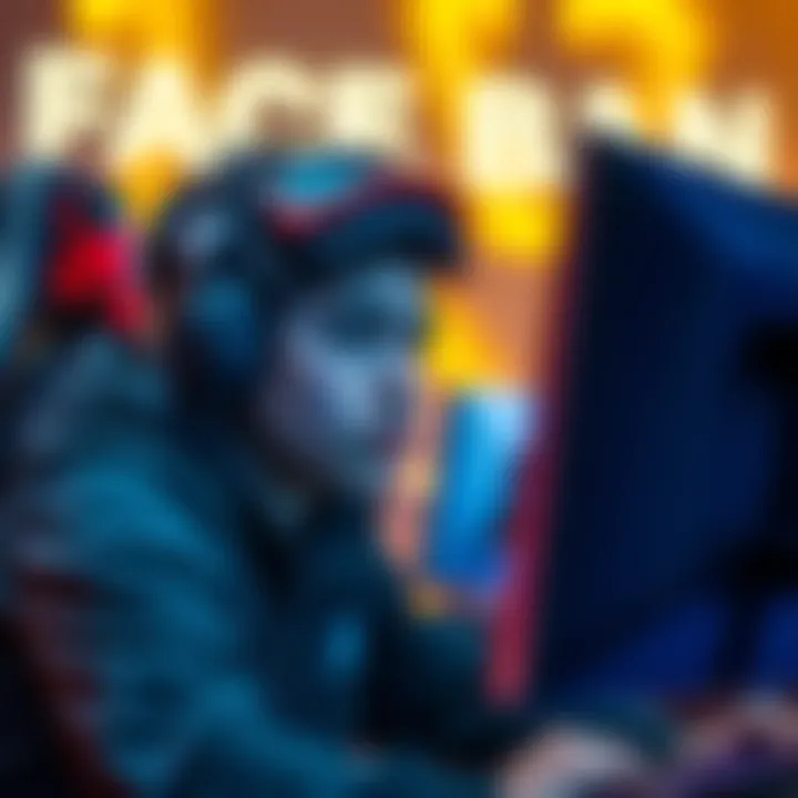 A top PUBG player looking concerned and seeking community support after receiving a 10-year ban. He is sitting at a gaming setup with a focused expression.