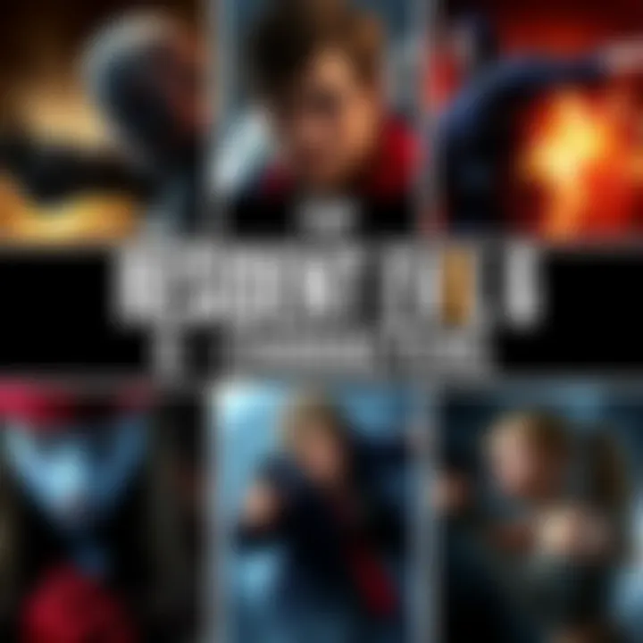 Collage of popular characters from Resident Evil 6, showcasing player favorites in action.