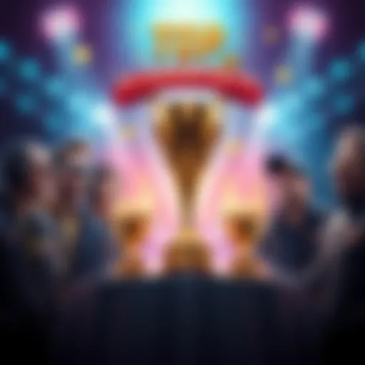 A graphic showing the top RLEsports players from 2016 to 2020, featuring player images and trophies, highlighting their achievements.