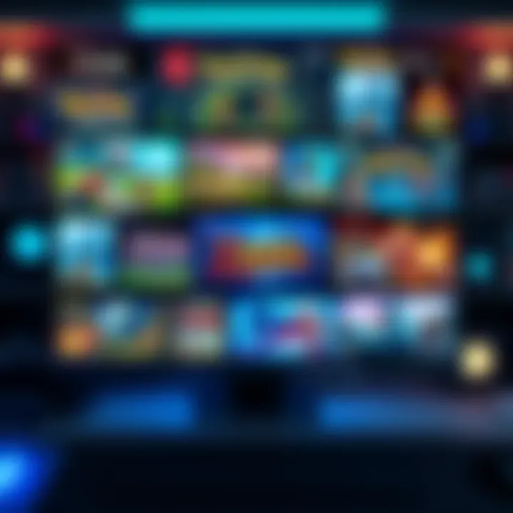 A collection of RPG games displayed on a low-spec PC screen, featuring colorful graphics and engaging gameplay, highlighting titles suitable for low-performance hardware.