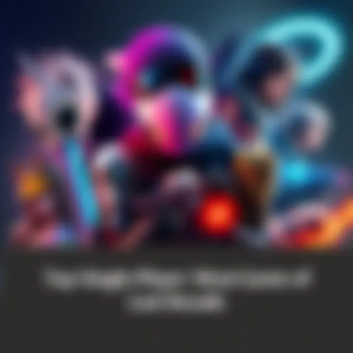 Collage of popular single-player video games including characters from Hollow Knight, Cyberpunk 2077, and Elden Ring