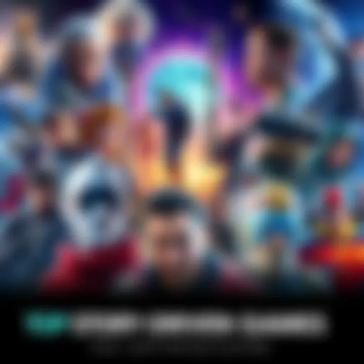 Top Story-Driven Games A collage of characters from various popular story-driven games in 2026, showcasing their unique art styles and environments.