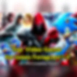 Collage of popular video game characters from franchises like Assassin's Creed, Resident Evil, Mega Man, and Sonic