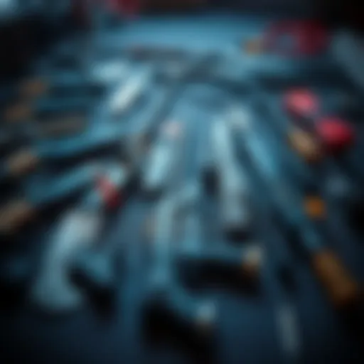 A variety of weapons laid out for new marathon players, showcasing the different choices available to enhance their gameplay.