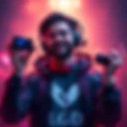 Topson joins LGD Dota 2 team Topson in gaming gear, celebrating his new role with LGD Dota 2 team