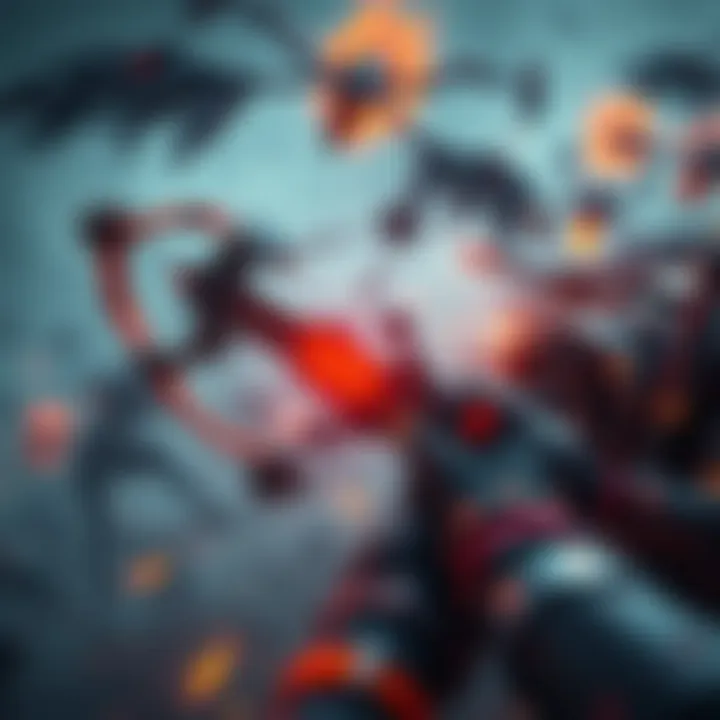 Torgue Bow in Action A player using a Torgue Bow during a Horde match, showcasing its powerful attack against enemies.