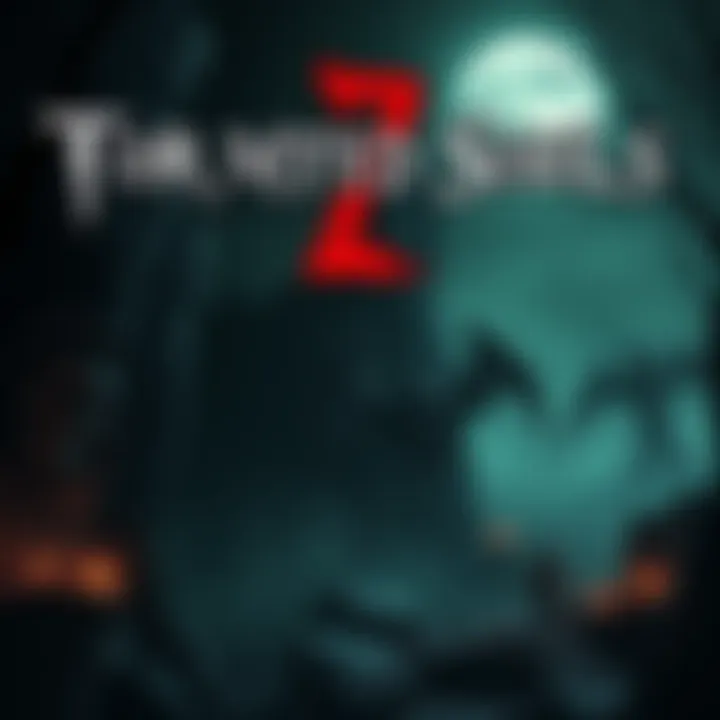 Promotional art for Tormented Souls 2 showing dark, eerie scenery with hints of horror elements