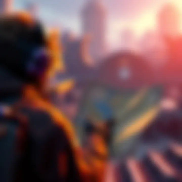 A player looking at a map while searching for the Torrent weapon in a game setting.