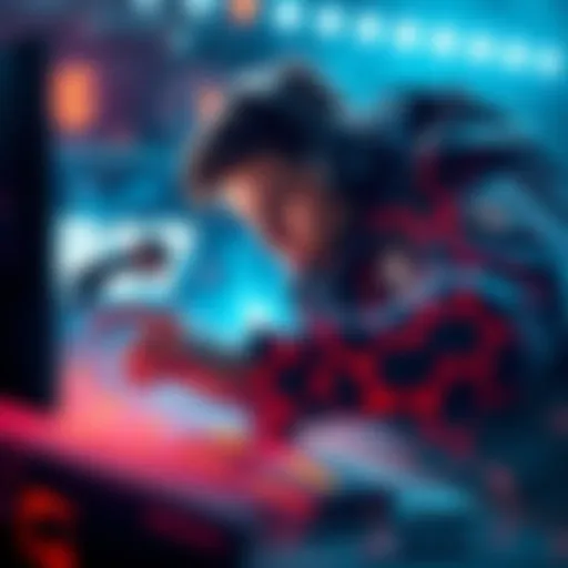 Torzsi in action during an intense gaming match, showcasing skillful movements and strategy