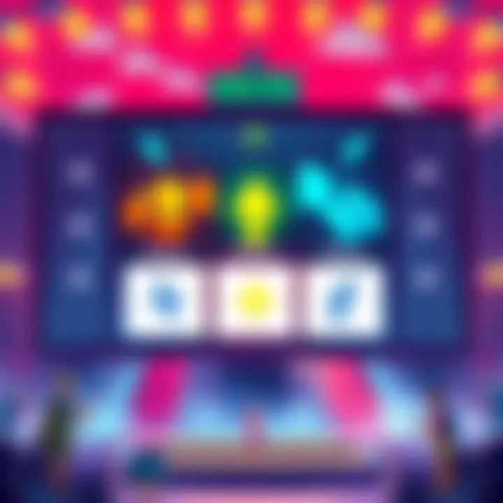 An illustration showing players selecting different phases on a tower screen after completing the game, highlighting their choice options.