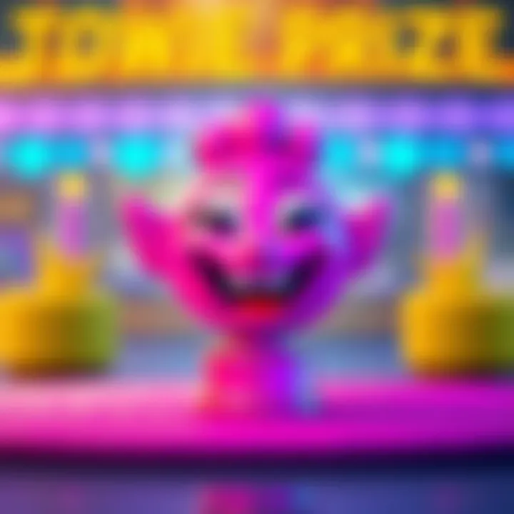 A colorful emote representing the Towie Prize, capturing the excitement and surprise of fans, with a playful design and vibrant colors.
