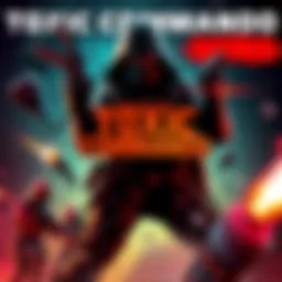 The cover of John Carpenter's Toxic Commando featuring a bold graphic design and action elements related to the game.