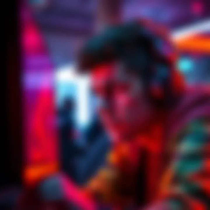 A gamer visibly frustrated after losing a 1v1, staring at the screen with a mix of disappointment and anger, symbolizing the empty promises of opponents.