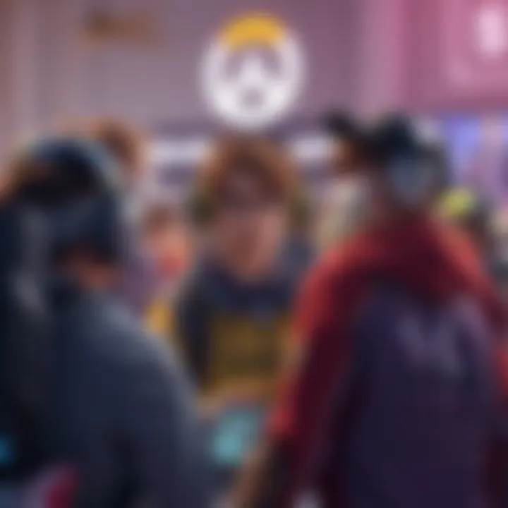 Toxic Judgments in Overwatch A group of gamers discussing the flaws in the Overwatch case decider system, showing frustration and concern about unfair judgments, with game characters visible in the background.