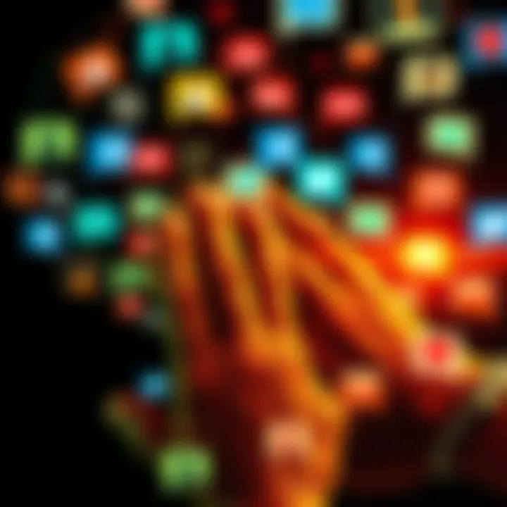 A collage of negative comments and social media icons representing toxic online communities