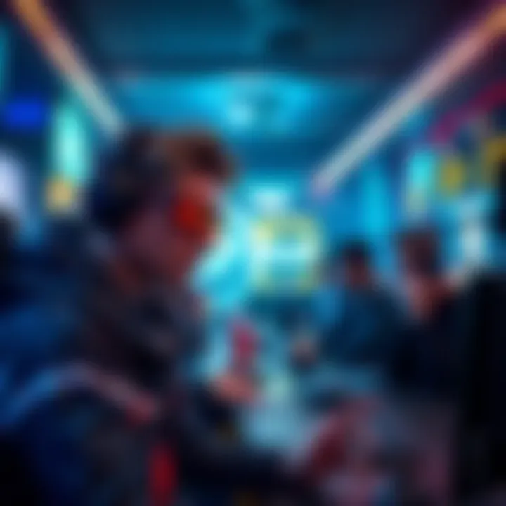 Toxic Player in Gaming Lobby Tracer displaying toxic behavior in a high-stakes gaming lobby, arguing with other players