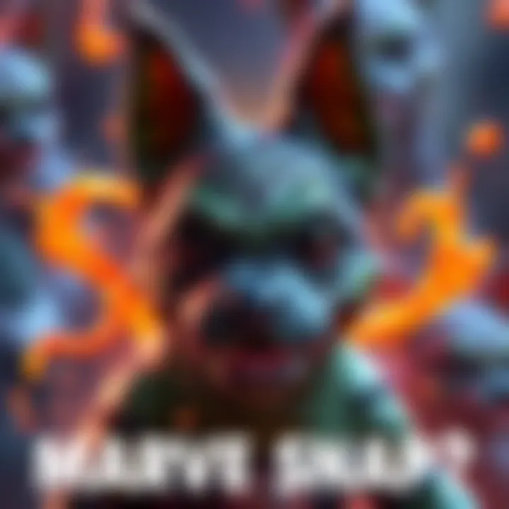 A close-up of the Toxie Doxie card from Marvel Snap, showing its unique design and stats