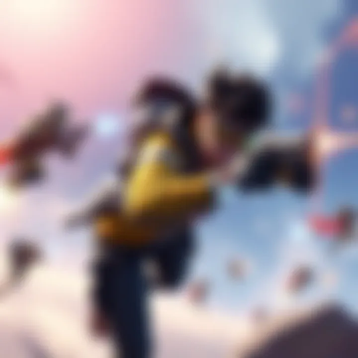 A gamer controlling Tracer in a fast-paced action scene, showcasing agility and quick movements.