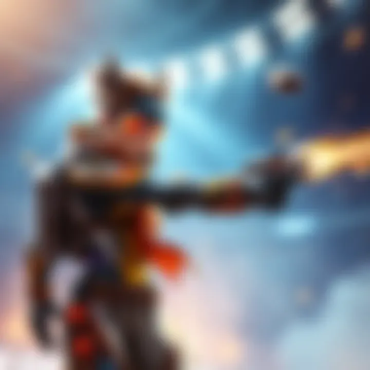 Tracer using her powerful Bullet Time ability while players watch in Stadium