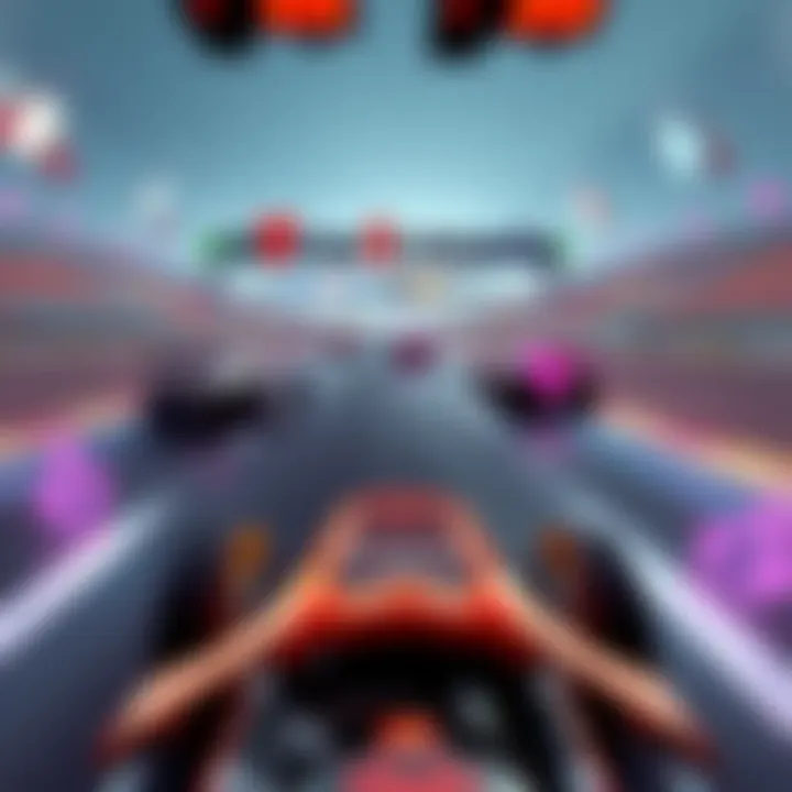 A screenshot showing a Trackmania race with bot opponents dominating the track