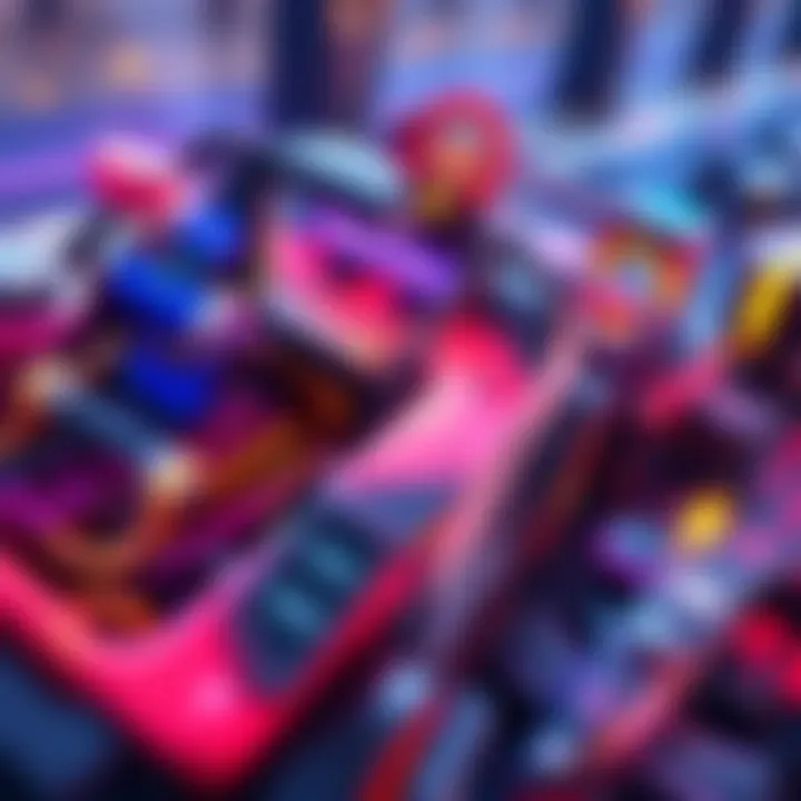 A colorful and exciting Trackmania map celebrating the Esport World Cup with racing elements.