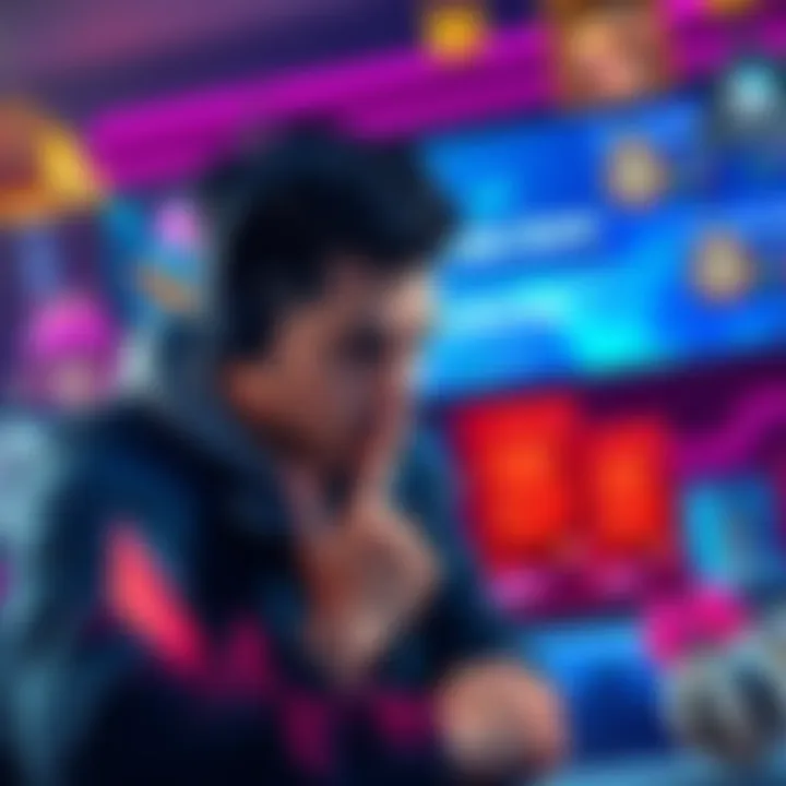 Trading Hadgun Game A player contemplating trading the Hadgun game, surrounded by exclusive game icons and trade options.