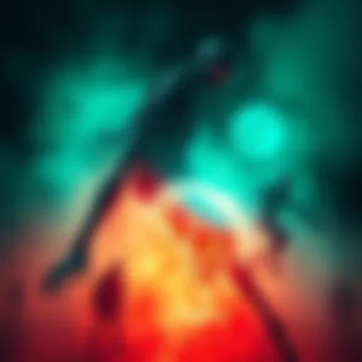 A visual representation of Necrolyte showing a shift from clarity to obscurity, illustrating community reactions.