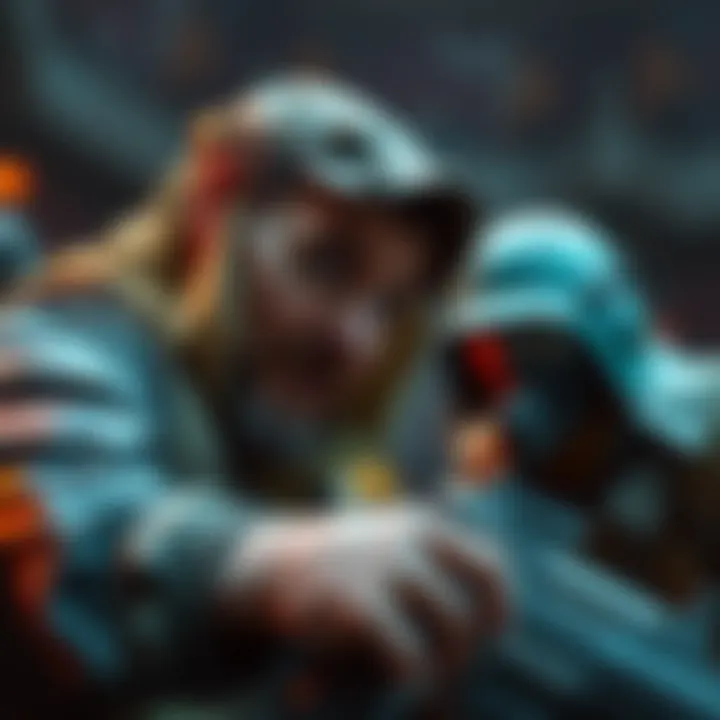 Trapper Missing Spawn A trapper looking shocked as a character spawns right in front of him, creating a humorous gaming moment.