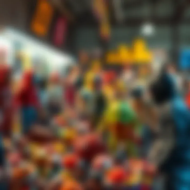 People sharing their rare Trash Pack and Grocery Gang figures in a fun display