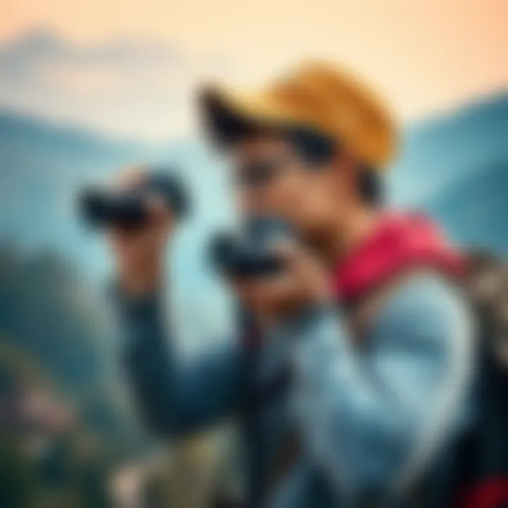 A traveler capturing images of diverse environments and landscapes while exploring new places.