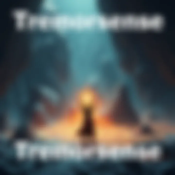 A character using Tremorsense in a mystical setting, casting Healing Word while surrounded by vibrations in the ground