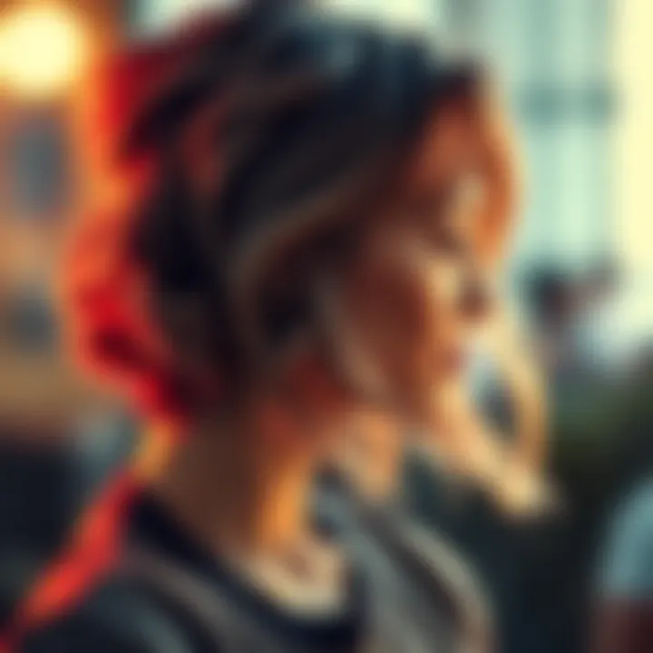 A stylish haircut that is popular among many, featuring layers and soft waves.