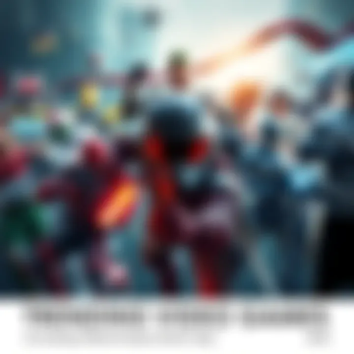 A collage of popular video game characters and scenes from top games in 2025