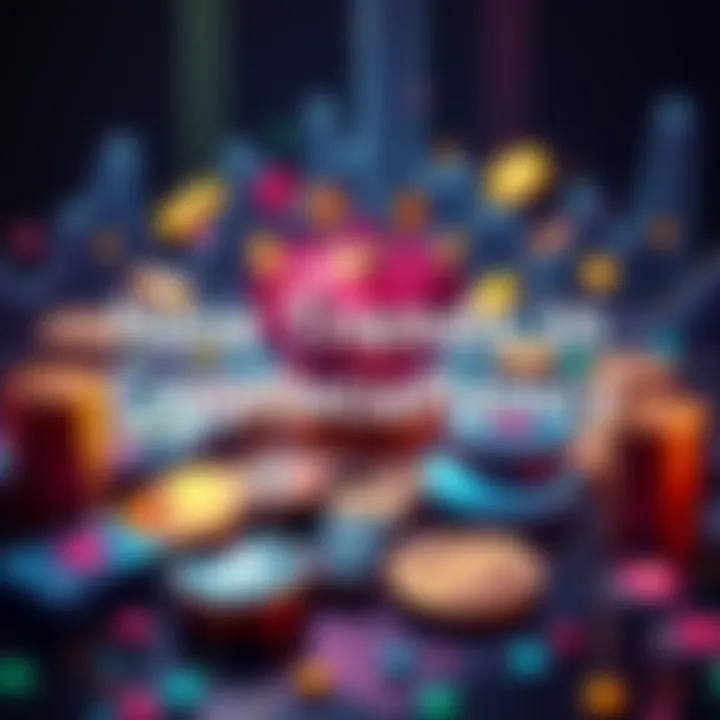 Trends in Cryptocurrency An illustration showing various cryptocurrencies and digital money symbols with a futuristic background.