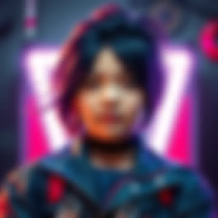 A young person with a stylish hairstyle and wearing a trendy Wrench outfit, showcasing a chic look.