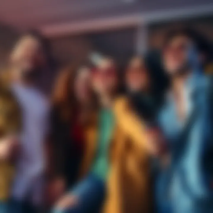 A group of fashionable friends enjoying time together, showcasing modern coolness in style and attitude.