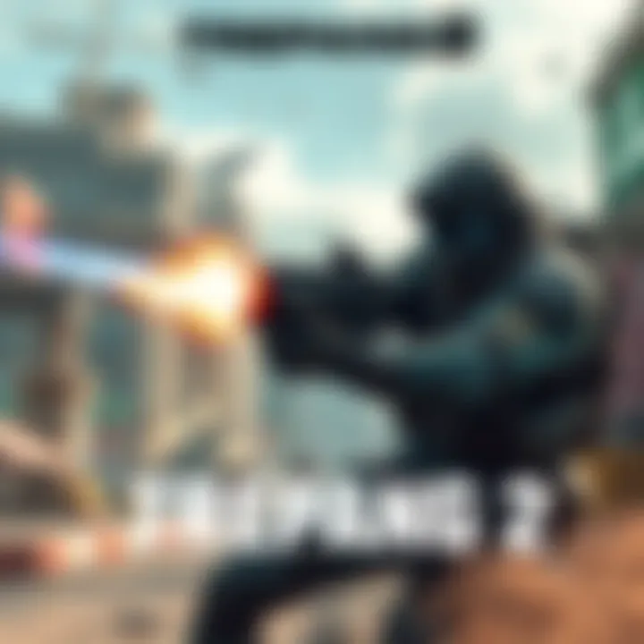 Trepang 2 Shooter Action A super-soldier in Trepang 2 performs a tactical move while shooting in a dynamic environment, showcasing intense combat and supernatural abilities.