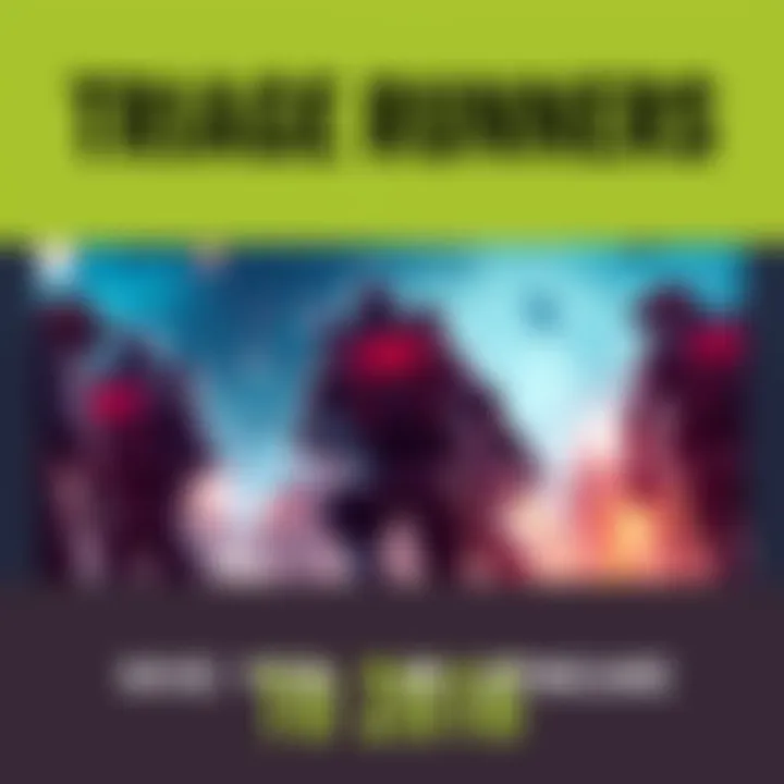 Triage Runners in Action A group of Triage Runners providing support to teammates during a PvP battle, showcasing teamwork and strategy.