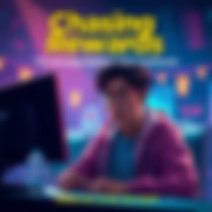 A gamer contemplating their strategy for a 7-win streak with a trial card