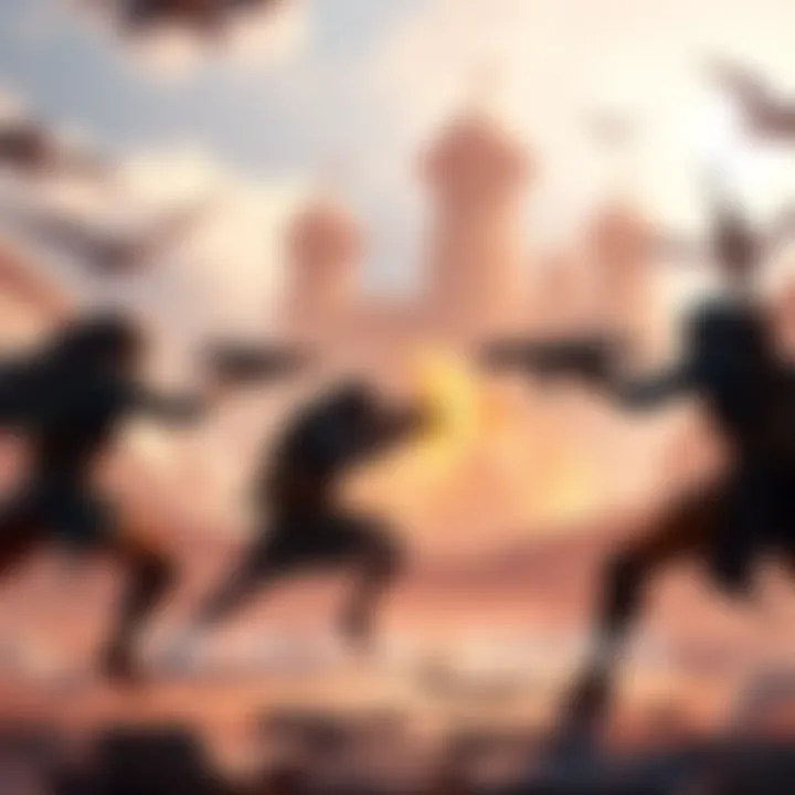 Teams of three players battling in a competitive PvP match, showcasing a new map and featured weapon in Trials of Osiris.