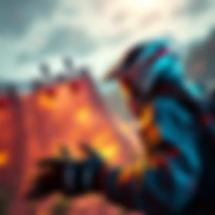 Gameplay on Trials PS5 A player engaged with the Trials game on PS5, showcasing fast-paced action and stunning graphics.