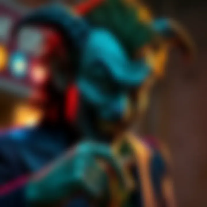 Trickster expressing open disdain towards another character, highlighting their emotional conflict